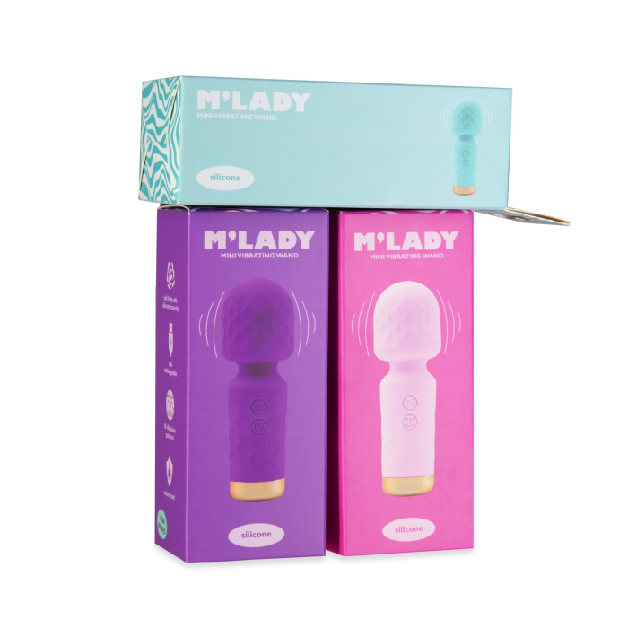 Вібромасажер M’Lady Mini Vibrating Wand Pink