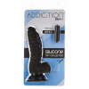 Фалоімітатор ADDICTION Ben 7" Dildo With Balls Black, віброкуля в подарунок