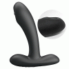 Массажер простаты Pretty Love Remington с пульсацией, черный, 11 х 2,8 см
