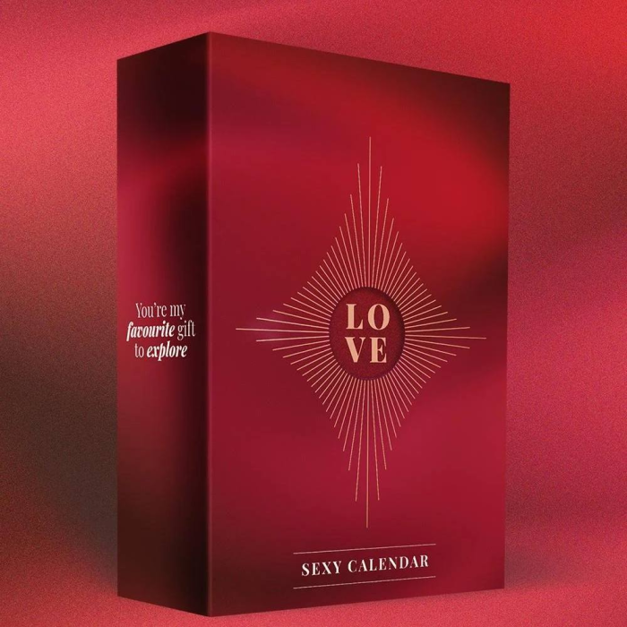 Адвент-календар Dream Toys Pleasure Box, червоний, 24 предмети