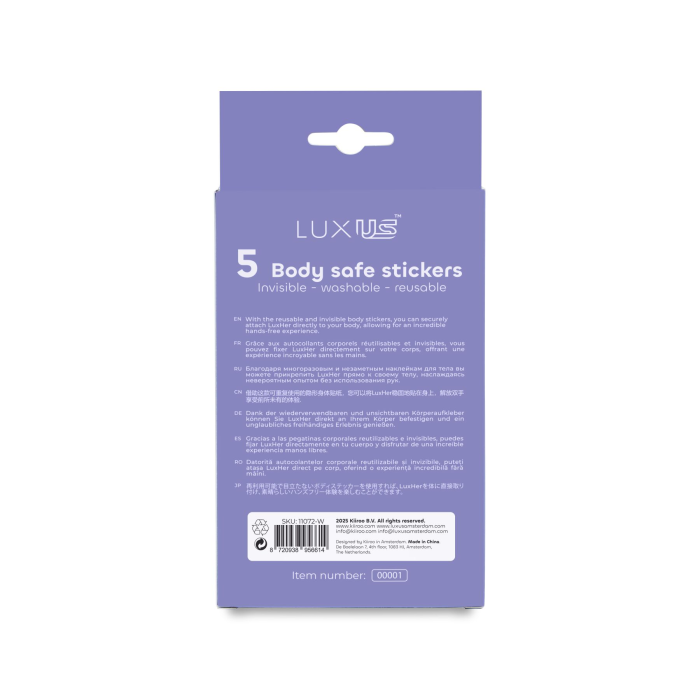 Комплект наліпок для вібратора LuxusHer Kiiroo Luxus Stickers (2 шт)