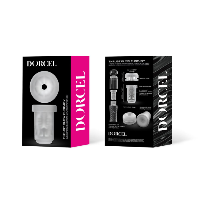 Рукав для мастурбатора Dorcel THRUST BLOW PUREJOY, нейтральний вхід