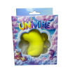 Стимулятор клітора з пульсацією UNIVIBE Єдиноріг, 5 режимів, жовтий