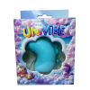 Стимулятор клітора з довгим обертовим язичком UNIVIBE Єдиноріг, 10 режимів, блакитний