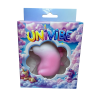 Стимулятор клітора з довгим обертовим язичком UNIVIBE Єдиноріг, 10 режимів, градієнт біло-рожевий