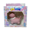 Стимулятор клітора з пульсацією UNIVIBE Котик, 5 режимів, рожевий