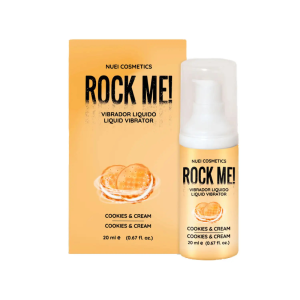 Рідкий вібратор  NUEI ROCK ME зі смаком печива і вершків, 20 мл