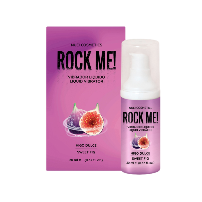 Рідкий вібратор NUEI ROCK ME зі смаком солодкого інжиру, 20 мл
