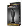 Анальна пробка силіконова Pretty Love Special Anal Stimulation, чорна, 10 х 3 см