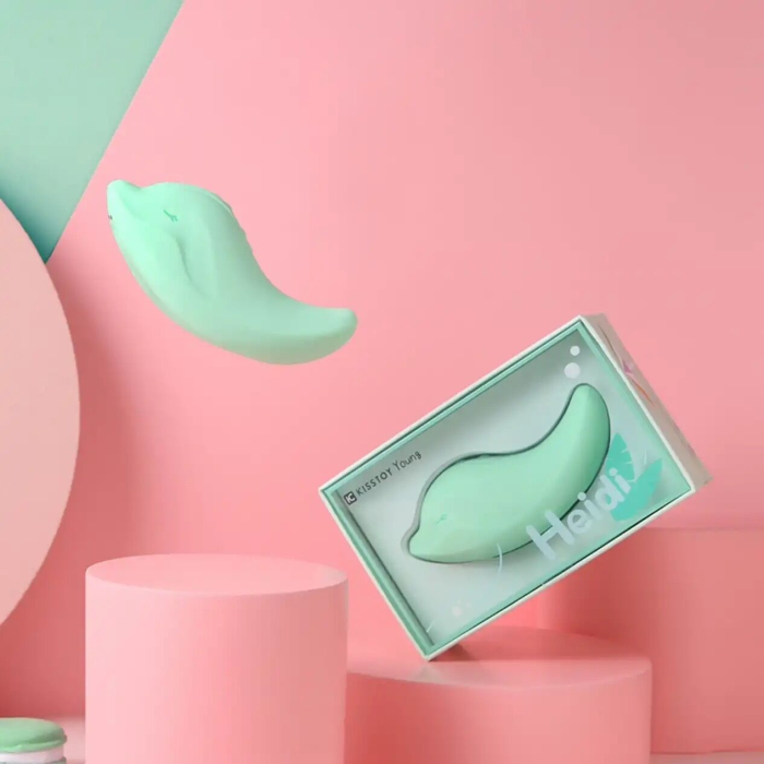 Вібратор та кліторальний стимулятор KISSTOY Heidi Green