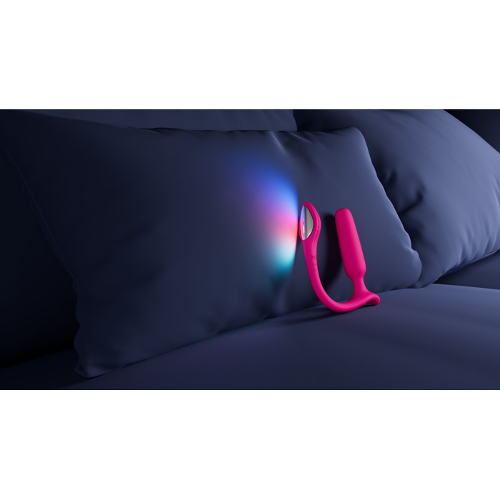 Анальна смарт-вібропробка Lovense Lush Anal, дуже потужна, LED-підсвічування