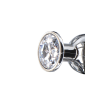 Анальная пробка металлическая TOY JOY Diamond, L, 13 × 9,5 см
