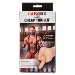 Мастурбатор реалістичний CalExotics The Wrestler Ass Stroker, попка з пенісом, 19,8 x 9 см