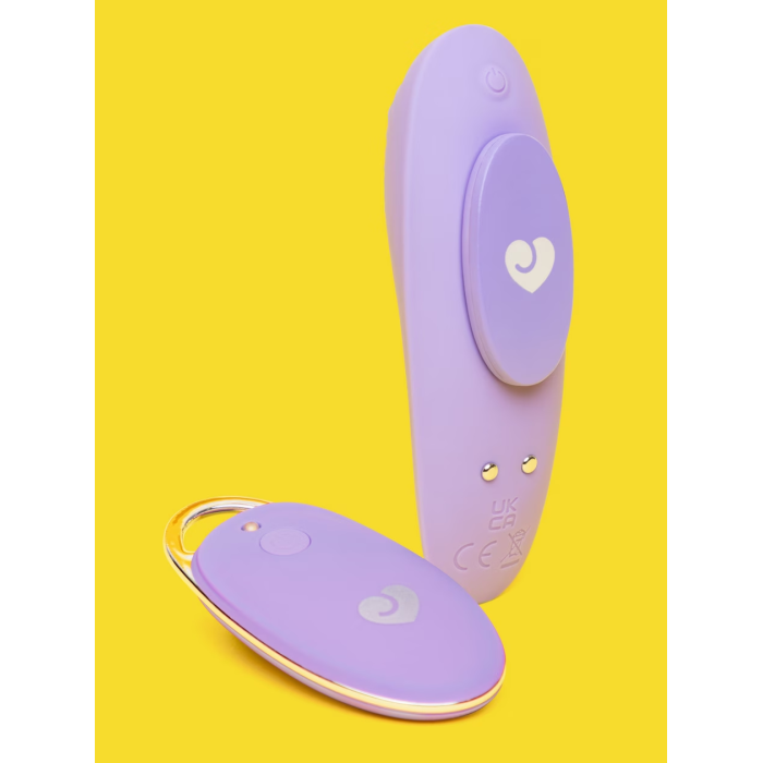 Вібратор в трусики з пультом Lovehoney Mon Ami Panty Vibrator для клітора, бузковий