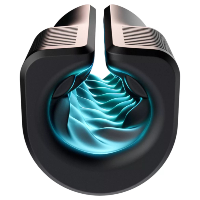 Вібруючий мастурбатор Arcwave Zing Black, відкритий, чорний