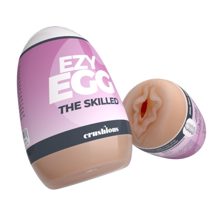 Мастурбатор-яйце, вагіна CRUSHIOUS EZY EGG THE Skilled, реалістичний