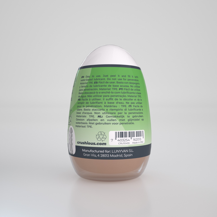 Мастурбатор-яйце, вагіна CRUSHIOUS EZY EGG THE Expert, реалістичний