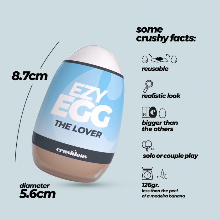 Мастурбатор-яйце, вагіна CRUSHIOUS EZY EGG THE Lover, реалістичний