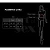 Лакований вініловий ліф з шипами Art of Sex - Mistress, чорний з ефектом голограми, розмір L