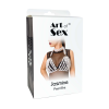 Ліф з перлин Art of Sex - Jasmine, колір білий, розмір XS-2XL