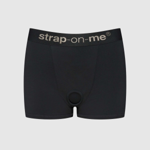 Шорти з фіксацією ділдо Strap-On-Me Harness Lingerie Allure - L - Black