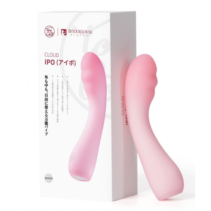 Вібратор для точки G BeYourLover Cloud IPO, рожевий, 15,3 × 3,6 см
