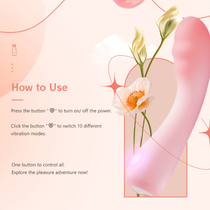 Вібратор для точки G BeYourLover Cloud IPO, рожевий, 15,3 × 3,6 см