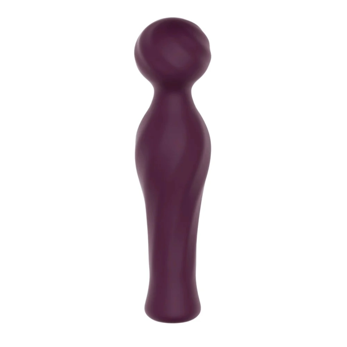 Вібратор-мікрофон Dream Toys Essentials Magic Wand зі стразами, бордовий, 16,5 см