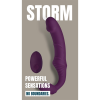 Безремінний вібрострапон Dream Toys Storm з пультом дистанційного керування, фіолетовий