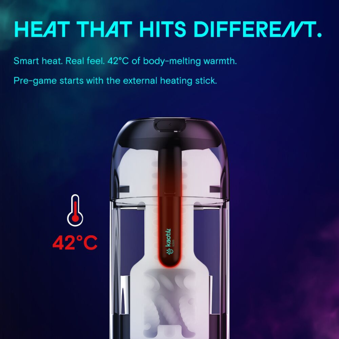 Смарт-мастурбатор Kaotik Labs The Cocoon, режим edging, пульсації, підігрів до 42 °C