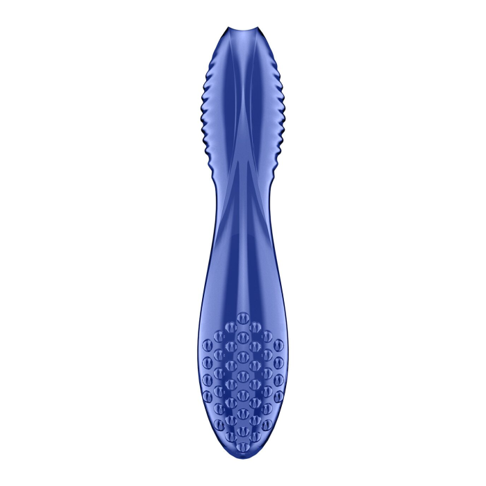 Двосторонній скляний дилдо Satisfyer Dazzling Crystal 2 Blue