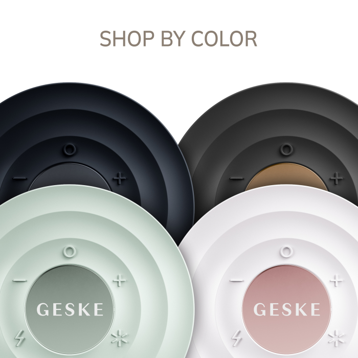 Антивіковий LED-випромінювач для відновлення шкіри обличчя GESKE Anti-Aging Skin Renewer 9в1 green