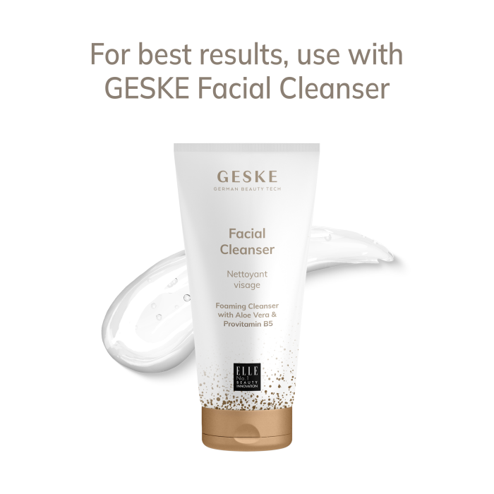 Антивіковий LED-випромінювач для відновлення шкіри обличчя GESKE Anti-Aging Skin Renewer 9в1 green