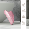 Масажер-скребок гуаша із рожевого кварцу GESKE SmartAppGuided Rose Quartz Gua Sha 5в1