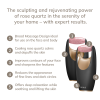 Ролер-масажер для обличчя з рожевим кварцом GESKE SmartAppGuided Rose Quartz Roller 5in1 gray