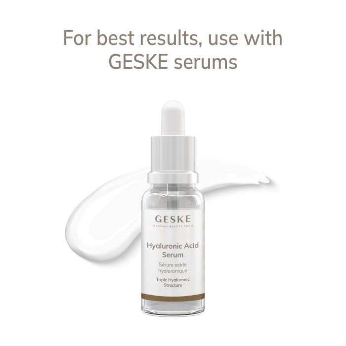 Ролер-масажер для обличчя з рожевим кварцом GESKE SmartAppGuided Rose Quartz Roller 5in1 starlight