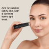 Ручка-масажер для обличчя з рожевим кварцом GESKE SmartAppGuided Sonic Rose Quartz LED Depuffing Pen 8in1 gray