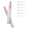 Ручка-масажер для обличчя з рожевим кварцом GESKE SmartAppGuided Rose Quartz & Depuffing Pen 6in1 starlight