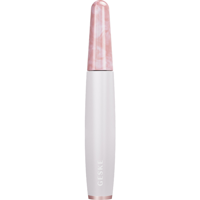 Ручка-масажер для обличчя з рожевим кварцом GESKE SmartAppGuided Rose Quartz & Depuffing Pen 6in1 starlight