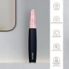 Ручка-масажер для обличчя з рожевим кварцом GESKE SmartAppGuided Rose Quartz & Depuffing Pen 6in1 black