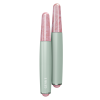 Ручка-масажер для обличчя з рожевим кварцом GESKE SmartAppGuided Double-Sided Rose Quartz Depuffing Pen 7в1 green