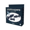 Набір анальних вібраторів, S, M, L, Dream Toys Startroopers Mars синій, 3 шт
