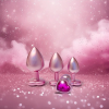 Набір із трьох анальних пробок Dream Toys Gleaming Love, розміри S, M, L, перламутрово-рожевий