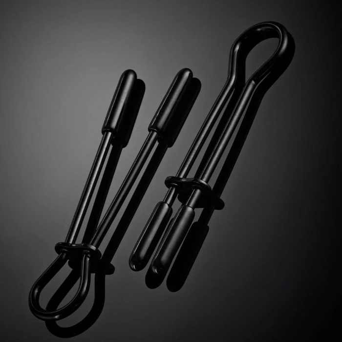 Затискачі для сосків Guilty Pleasure Tassel Tease Clamps, чорно-золоті