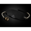 Маска BDSM Boudoir Pearl Blindfold Guilty Pleasure, чорно-золота