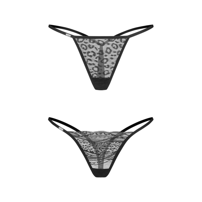 Набір трусиків Obsessive Clara 2-pack thong 2XL/3XL