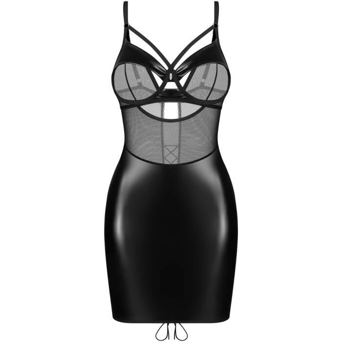 Сорочка Obsessive Dominna chemise & thong L/XL