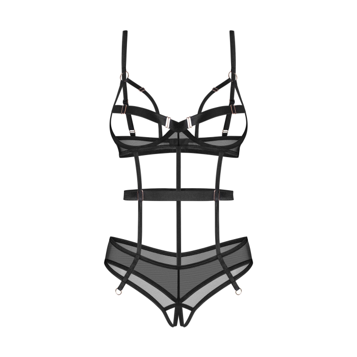 Боді Obsessive Euridia crotchless teddy XL/2XL