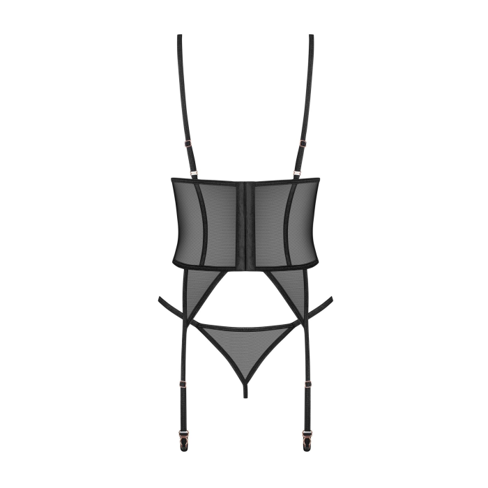 Корсет Obsessive Euridia corset & tanga M/L