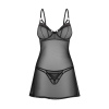 Сорочка Obsessive Euridia chemise & tanga XS/S